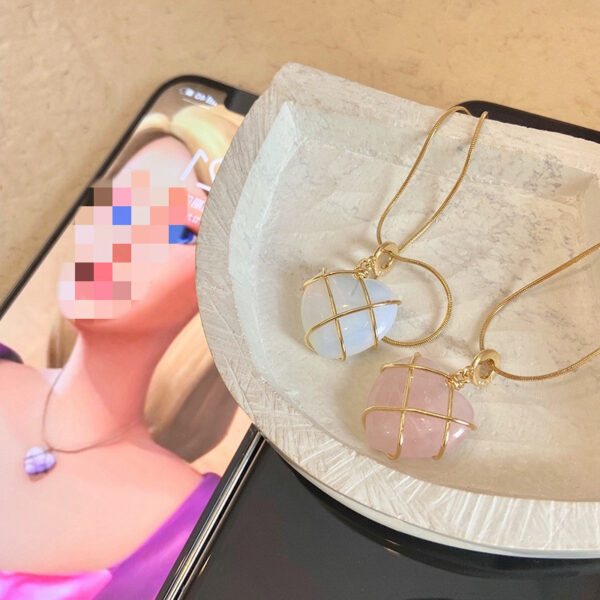 Fashion Moonstone Necklace For Cartoon Princess - Image 3