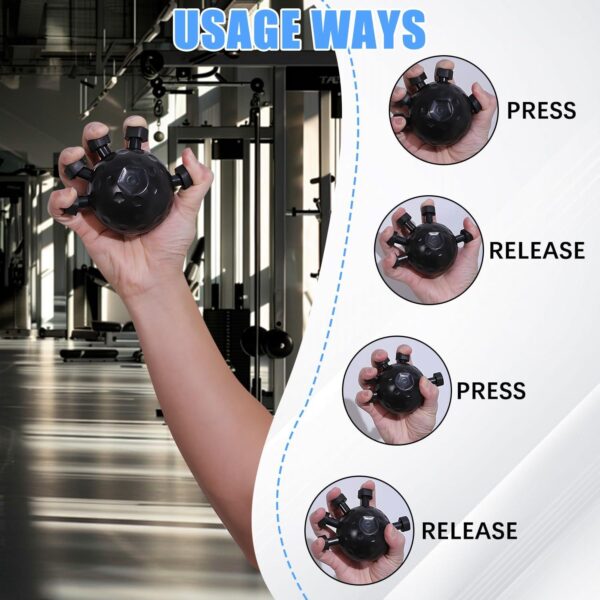 Gym Finger Hand Strengthener Grip Adjustable - Image 3