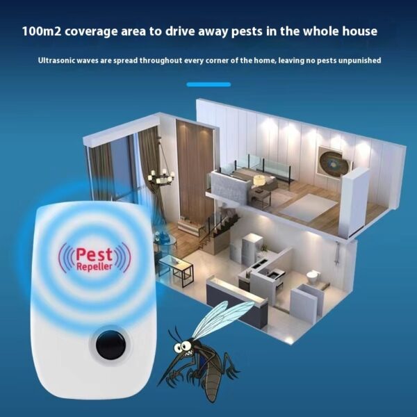 Multifunctional Household Ultrasonic Animal Repeller - Image 5