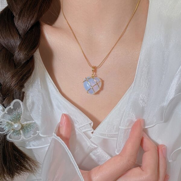 Fashion Moonstone Necklace For Cartoon Princess - Image 5